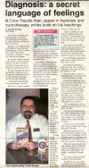 An article about The Secret Language of Feelings Coons Rapids Herald Article on The Secret Language of Feelings