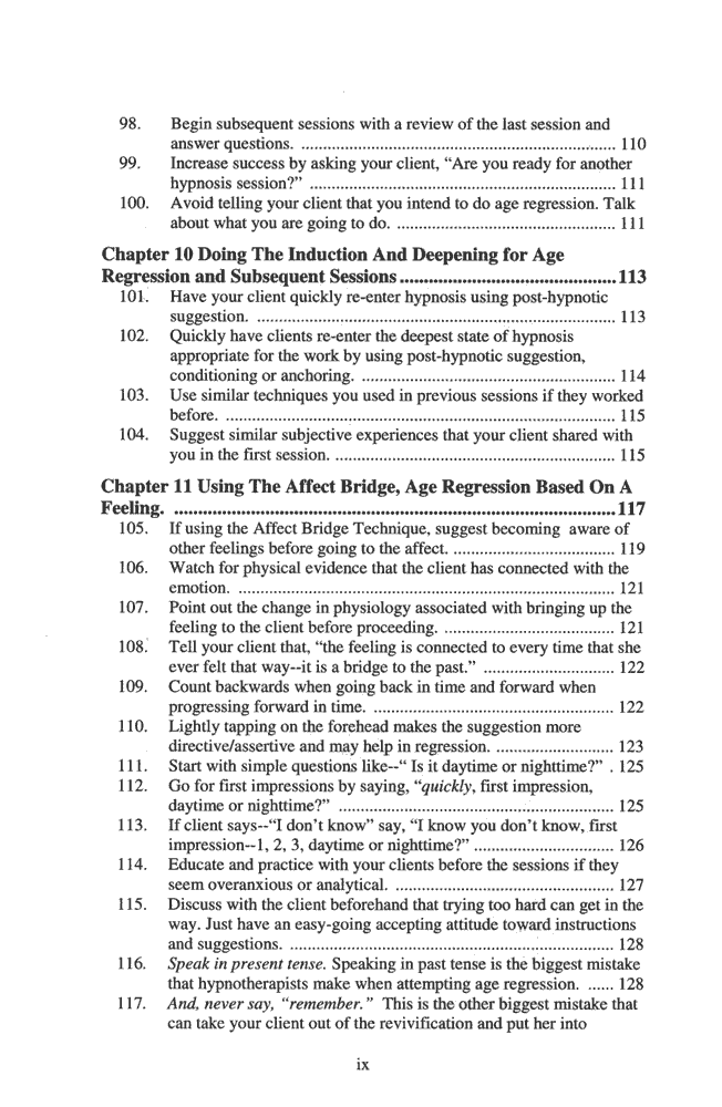 Hypnosis and Hypnotherapy Book ix