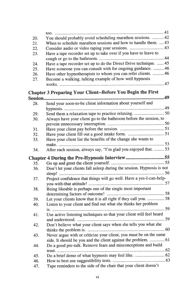 Hypnosis and Hypnotherapy Book vi