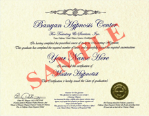 Master Hypnotist Certification