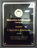 Hypnotism Achievement Award