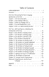 SLOF Table of Contents